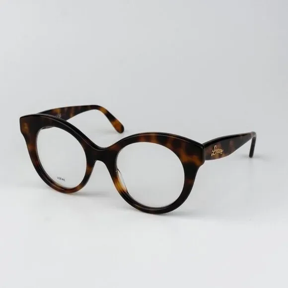 Loewe CURVY Men Eyeglasses Havana Round LW50074I 052 NEW AUTHENTIC